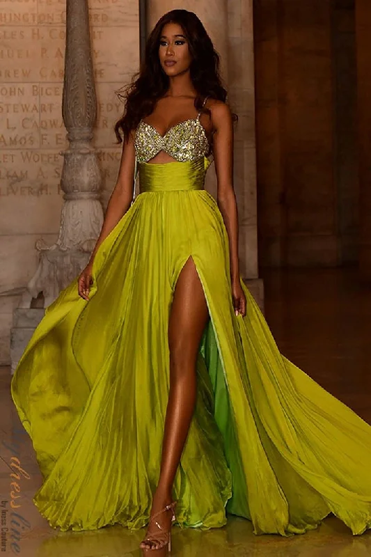 Prom dresses with one - shoulder designs and feather accents for a bold statementJovani S05823