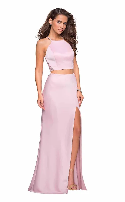 Formal dresses with tassel - adorned belts and tiered skirts for a stylish and festive formal eventLa Femme 26926 Dress Formal dresses with tassel - adorned belts and tiered skirts for a stylish and festive formal eventLa Femme 26926 Dress