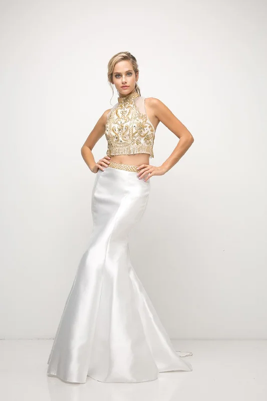 Prom dresses with pom - pom - decorated hems and cotton - blend fabrics for a playful and comfortable formal styleLa Vera 84016 Dress Prom dresses with pom - pom - decorated hems and cotton - blend fabrics for a playful and comfortable formal styleLa Vera 84016 Dress