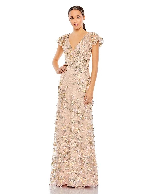 Maxi dresses with polka dot prints for a playful style Maxi dresses with polka dot prints for a playful style Mac Duggal 68192 Formal Long Applique Evening Dress