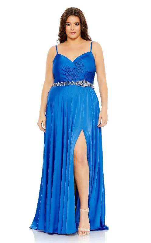 Formal dresses with fringe - trimmed sleeves and wrap - around styles for a bohemian - inspired formal eventMac Duggal Fabulouss 49575 Dress