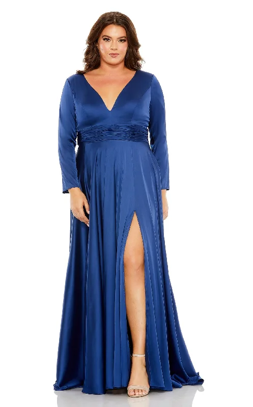 Formal dresses with tassel - adorned belts and tiered skirts for a stylish and festive formal eventMac Duggal Fabulouss 68436 Dress