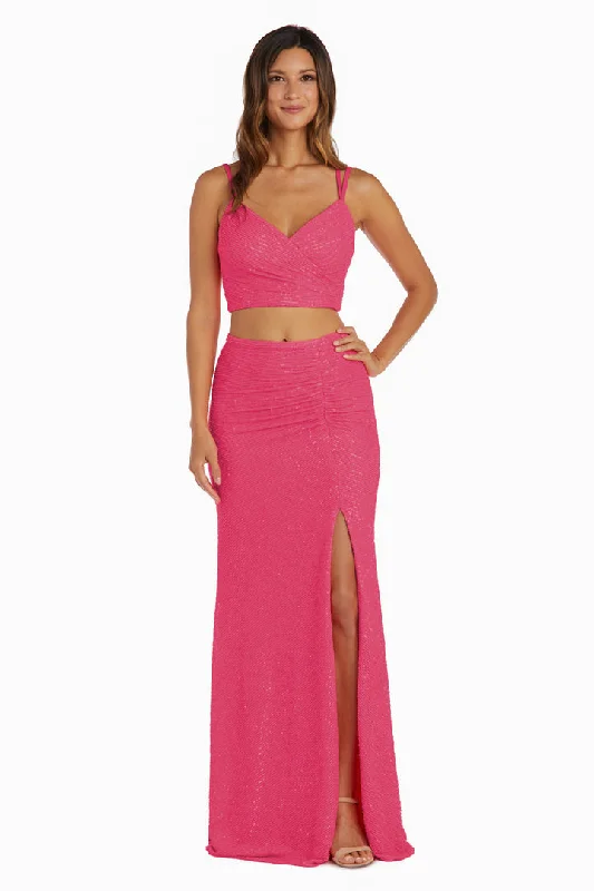 Leather maxi dresses for an edgy and bold appearance Leather maxi dresses for an edgy and bold appearance Morgan & Co 13024 Two Piece Sequin Formal Prom Dress