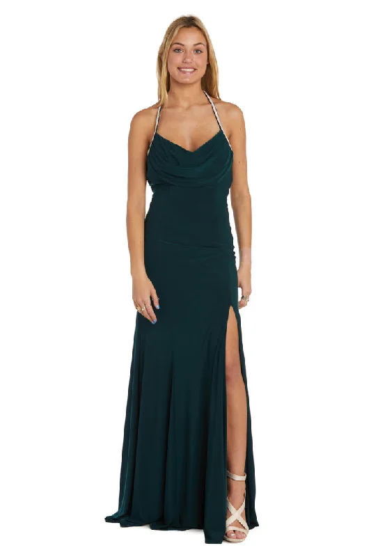 Maxi dresses with a wrap - around style for a customizable fit Maxi dresses with a wrap - around style for a customizable fit Morgan & Co 13138 Formal Prom Fitted Long Dress
