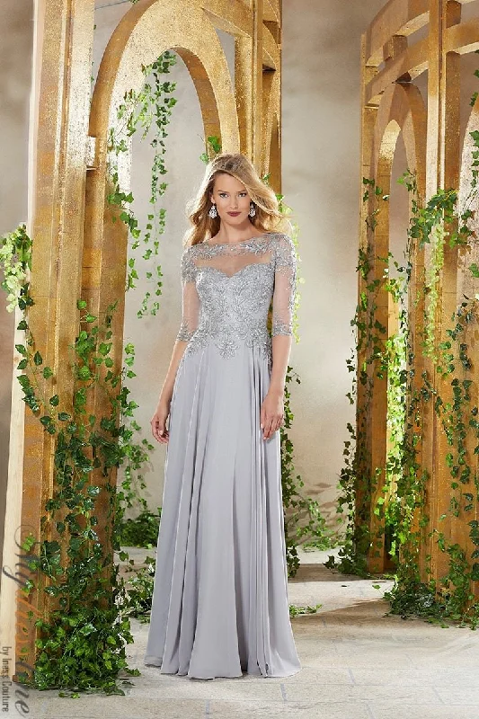 Formal dresses with asymmetric ruffled hems and high - low designs for a fashion - forward and dynamic appearanceMorilee 71908