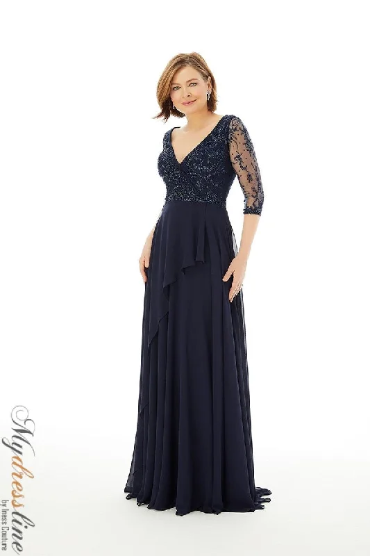 Formal dresses with ruched back panels and button - down fronts for a unique and flattering fitMorilee 72208