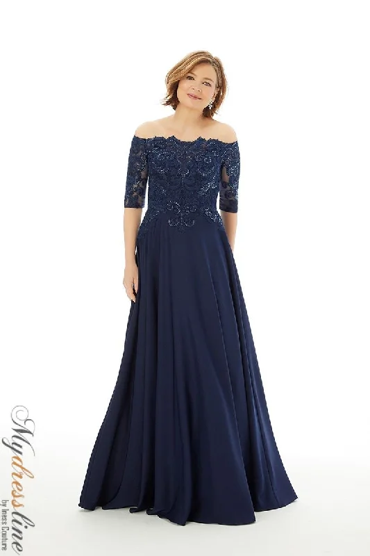 Sleeveless formal dresses with sequined straps and a - line skirts for a classic formal eventMorilee 72220