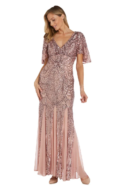 Maxi dresses with side slits for a touch of allure Maxi dresses with side slits for a touch of allure Nightway 22139 Long Mother of the Bride Sequin Formal Dress