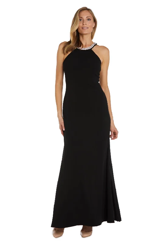 Maxi dresses with a cinched waist for a defined silhouette Maxi dresses with a cinched waist for a defined silhouette Nightway 22208 Formal Long Halter Evening Dress