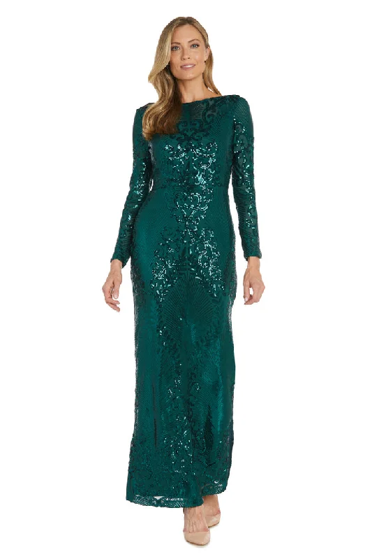 Maxi dresses with a halter neck for a stylish and sophisticated choice Maxi dresses with a halter neck for a stylish and sophisticated choice Nightway 22269 Long Sleeve Patterned Sequin Formal Dress