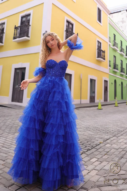 Linen maxi dresses for a breathable and lightweight summer option Linen maxi dresses for a breathable and lightweight summer option Nox Anabel T1338 Long Formal Detachable Sleeve A Line Prom Dress