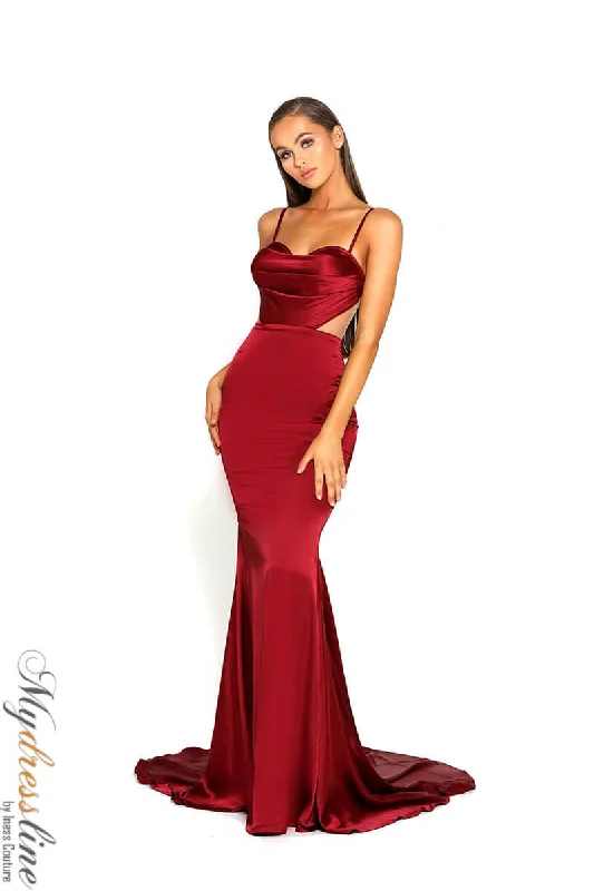 Formal dresses with button - front designs and tulle skirts for a charming prom stylePortia & Scarlett PS1977
