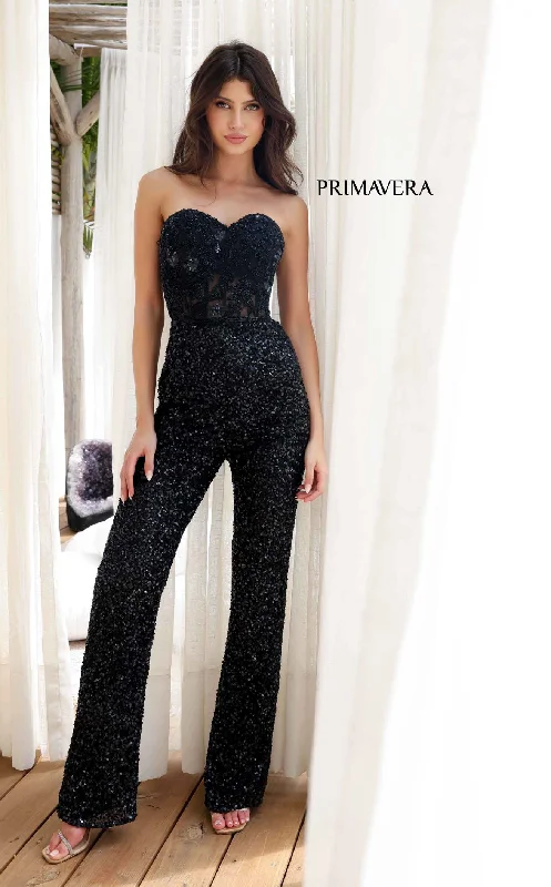 Mermaid - cut formal dresses in satin for a glamorous prom nightPrimavera Couture 4272 Jumpsuit