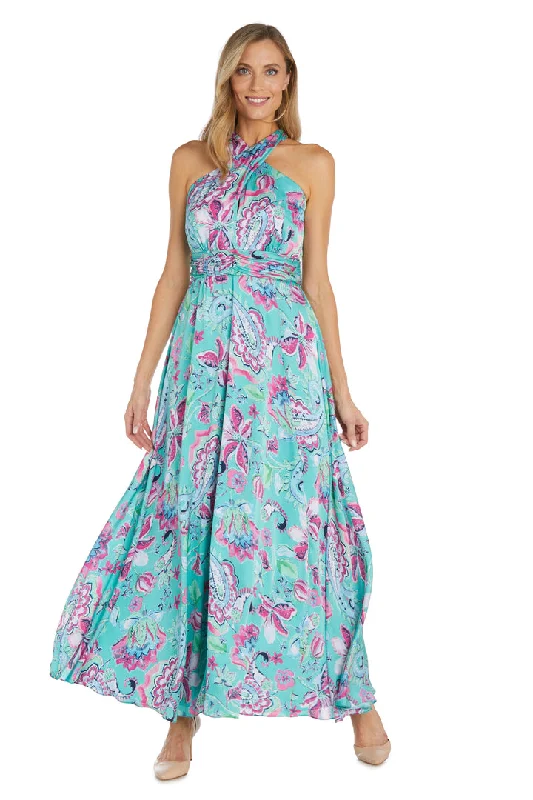 Linen maxi dresses for a breathable and lightweight summer option Linen maxi dresses for a breathable and lightweight summer option R&M Richards 1260 Long Formal Printed Dress