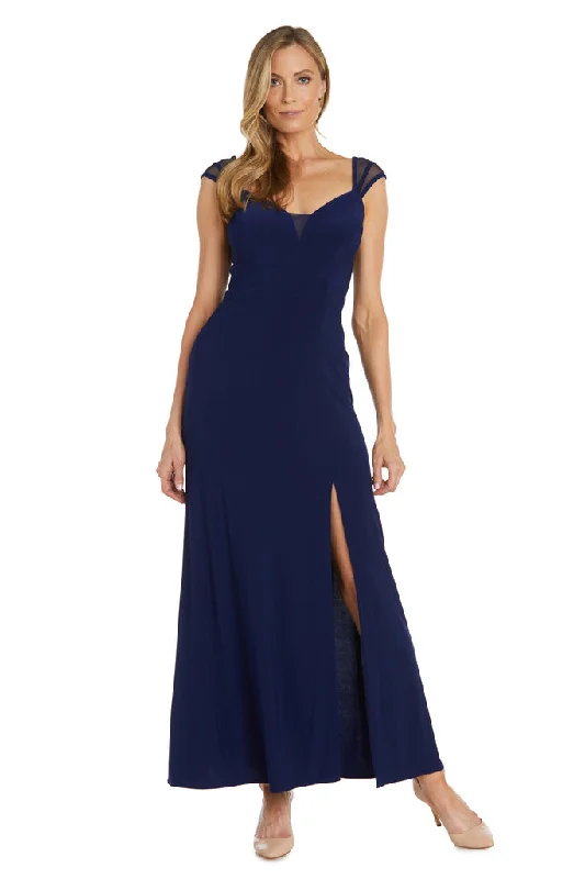 Maxi dresses with a wrap - around style for a customizable fit Maxi dresses with a wrap - around style for a customizable fit R&M Richards 6101 Long Formal Evening Dress