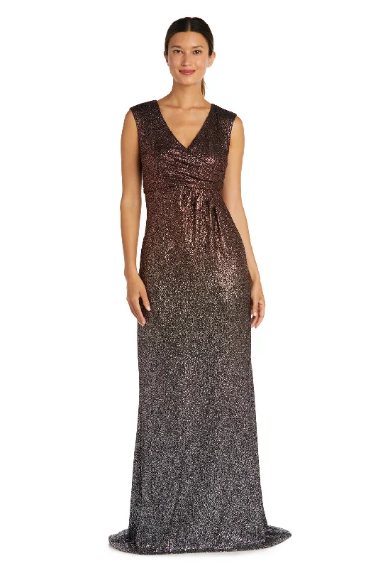 Linen maxi dresses for a breathable and lightweight summer option Linen maxi dresses for a breathable and lightweight summer option R&M Richards 9116 Ombre Long Formal Dress