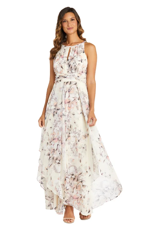 Maxi dresses with tassel accents for a fun and lively touch Maxi dresses with tassel accents for a fun and lively touch R&M Richards 9348 Long Printed Maxi Dress