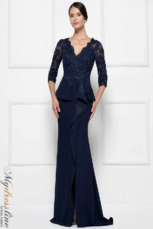 Formal dresses with pleated bodices and taffeta fabric for a traditional lookRina Di Montella RD2685 Formal dresses with pleated bodices and taffeta fabric for a traditional lookRina Di Montella RD2685