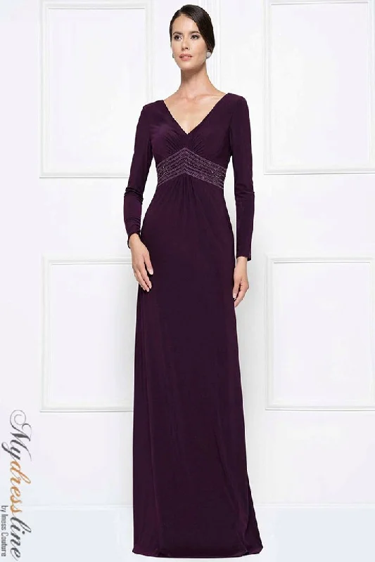 A - line formal dresses with beaded lace appliques for formal eventsRina Di Montella RD2691 A - line formal dresses with beaded lace appliques for formal eventsRina Di Montella RD2691