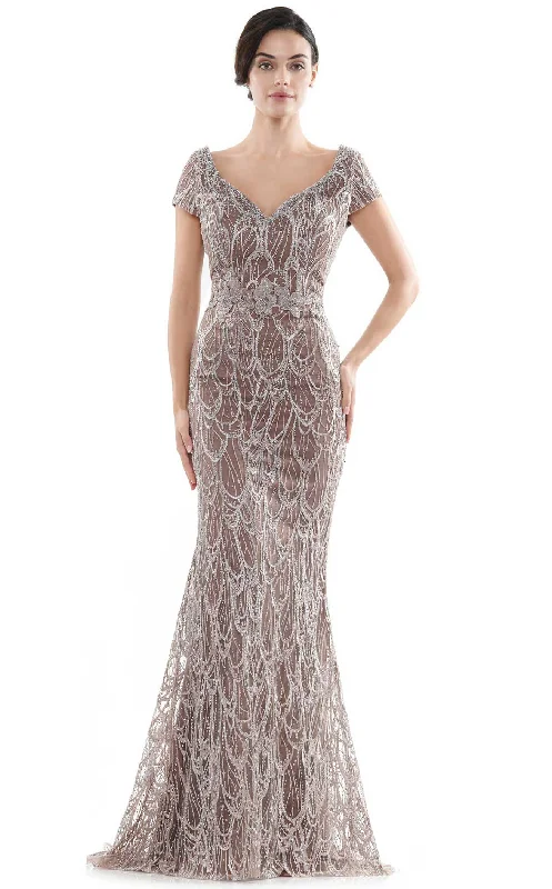 Prom dresses with ruched bodices and organza sleeves for a romantic lookRina Di Montella RD2716CL Dress