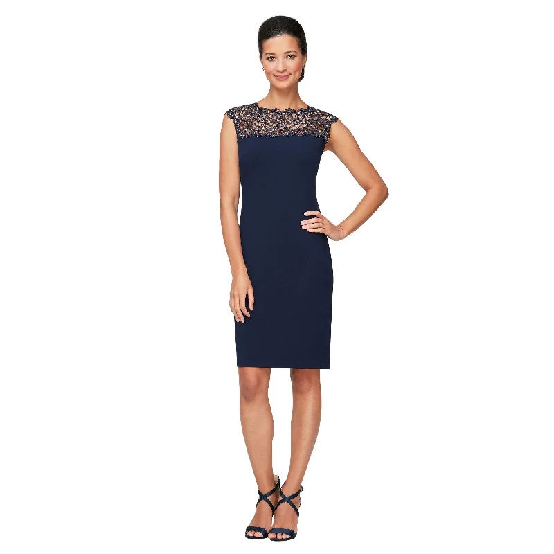 Printed cocktail dresses with geometric patterns for a contemporary aestheticSL Fashions 9137194 Short Dress