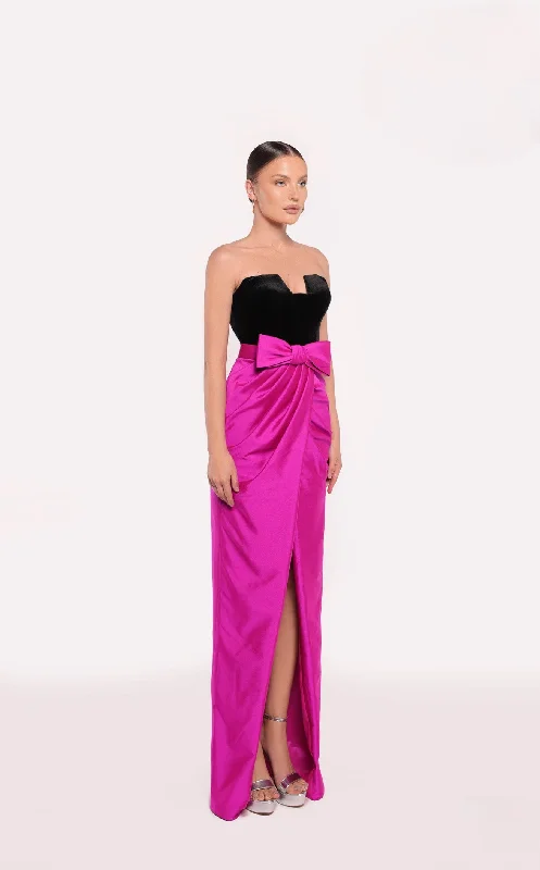 Formal dresses with gathered bodices and wide - leg skirts for a comfortable and stylish silhouetteTarik Ediz 98792 Dress Formal dresses with gathered bodices and wide - leg skirts for a comfortable and stylish silhouetteTarik Ediz 98792 Dress
