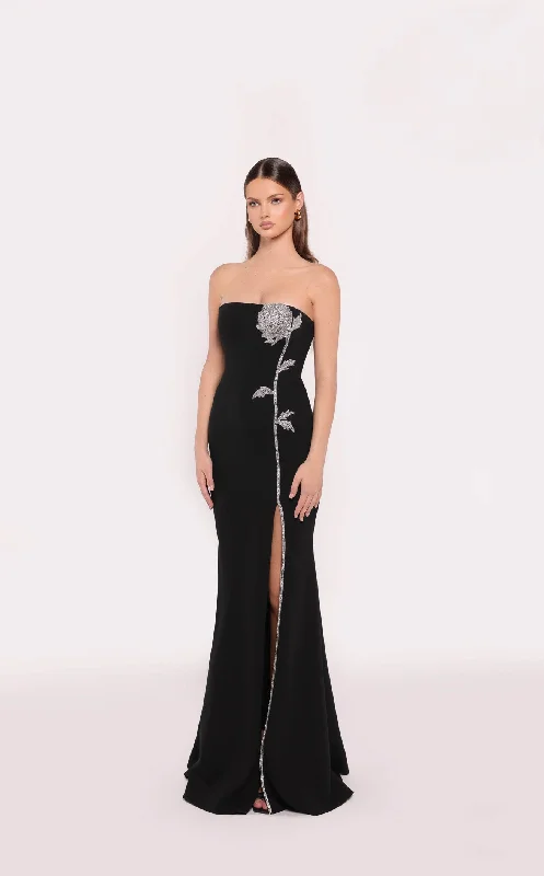 Formal dresses with gathered bodices and wide - leg skirts for a comfortable and stylish silhouetteTarik Ediz 98871 Dress