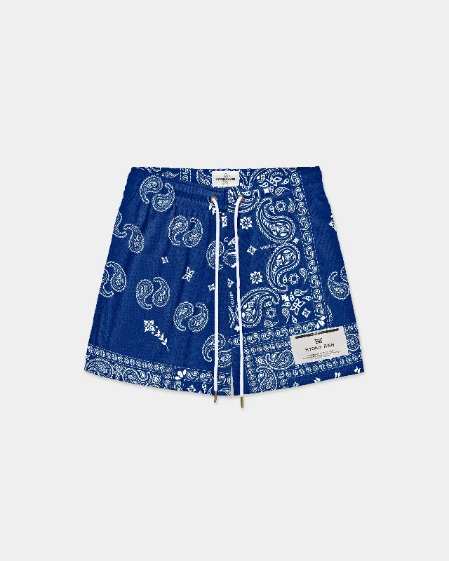 Jeanette Women Shorts with a Soft and Comfortable FeelBLUE PAISLEY