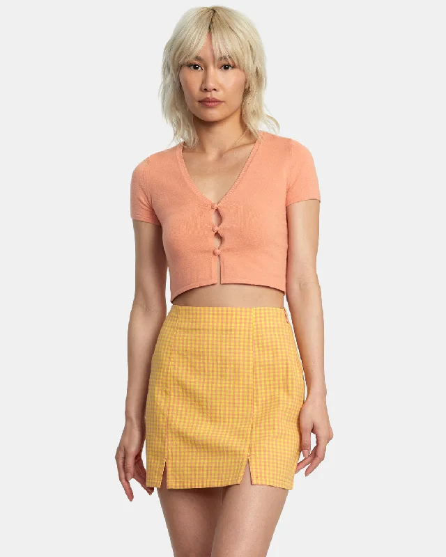 Denim Women Shorts with Distressed Details for a Casual VibeBrightside Mini Skirt - Lilikoi Denim Women Shorts with Distressed Details for a Casual VibeBrightside Mini Skirt - Lilikoi