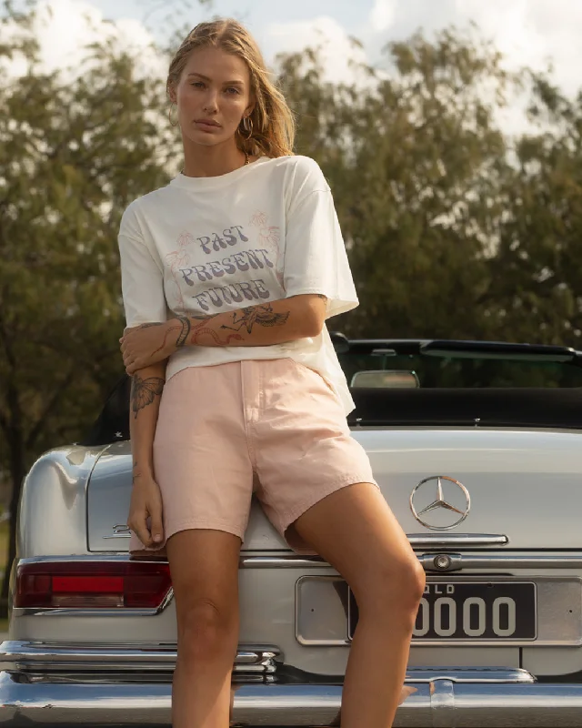 Embroidered Women Shorts with Intricate DesignsCoco Short Shorts - Blush
