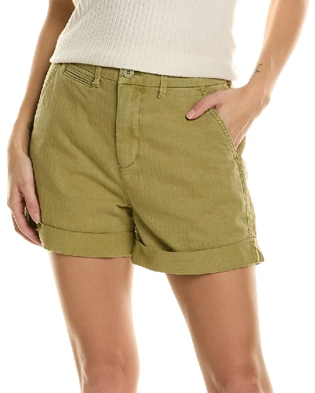 Tie - Waist Women Shorts for a Customizable FitCurrent/Elliott The Vacay Khaki Short Tie - Waist Women Shorts for a Customizable FitCurrent/Elliott The Vacay Khaki Short