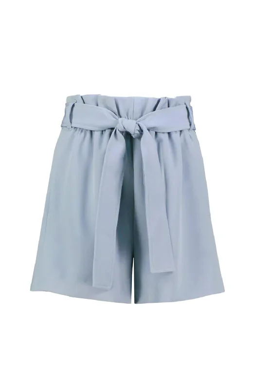 Printed Floral Women Shorts for a Summer - Ready StyleElle Tie Front Short In Sea