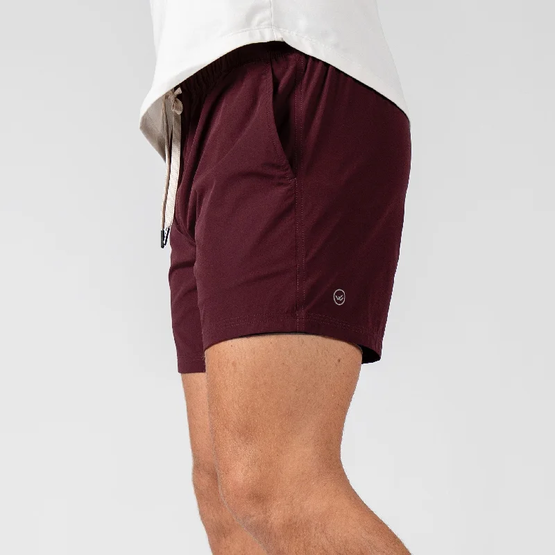 Leather Look Women Shorts for an Edgy and Chic StyleFlow 2.0 Mod Short (Athletic) - Plum 5.5" & 7" - Linerless Leather Look Women Shorts for an Edgy and Chic StyleFlow 2.0 Mod Short (Athletic) - Plum 5.5" & 7" - Linerless