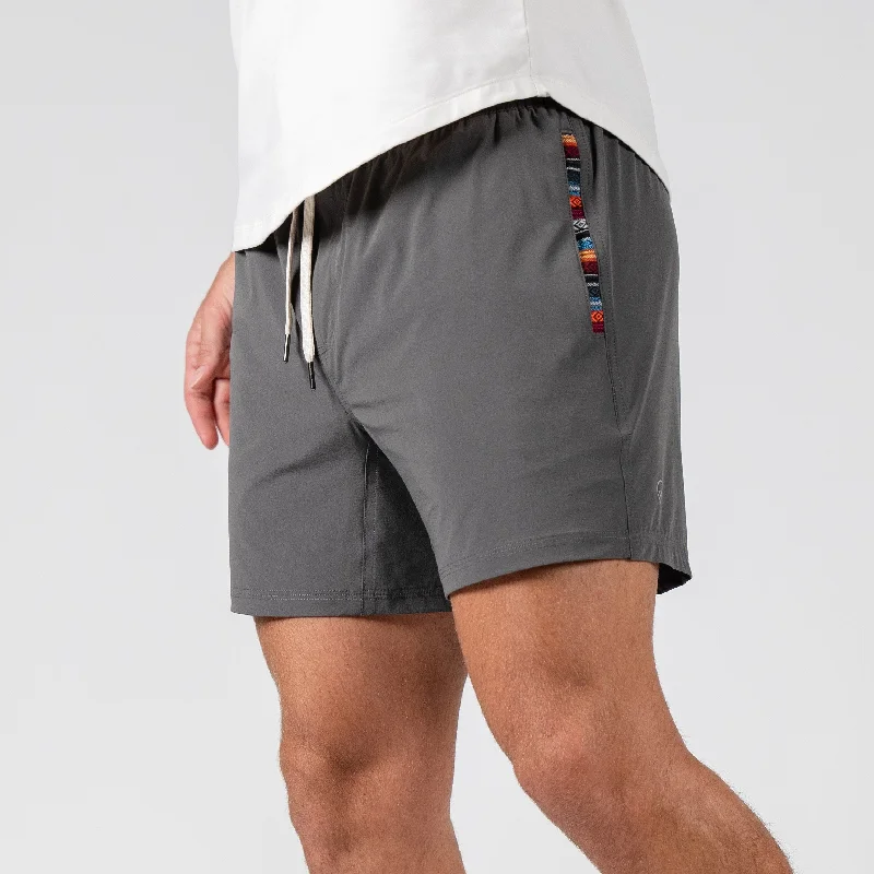 Bermuda Women Shorts for a Classic and Sophisticated LookFlow 2.0 Short (Athletic) - Charcoal 5.5" & 7" - Linerless