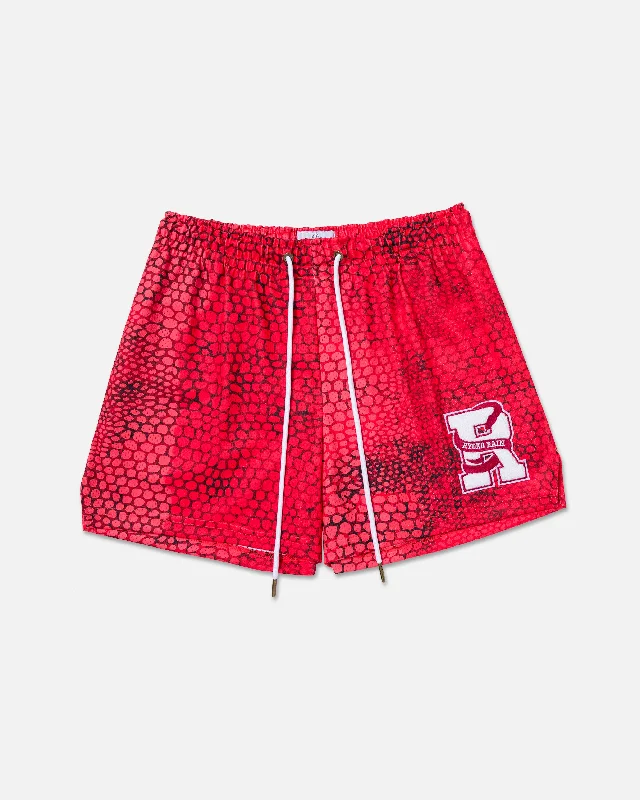 Cargo Women Shorts with Multiple Pockets for FunctionalityFOREVER INSPIRED - RED SNAKE