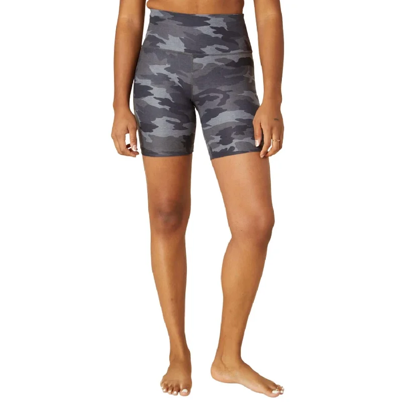 Twill Women Shorts with a Smooth Texture and DurabilityHigh Waisted Biker Shorts In Silver Mist Camo Twill Women Shorts with a Smooth Texture and DurabilityHigh Waisted Biker Shorts In Silver Mist Camo