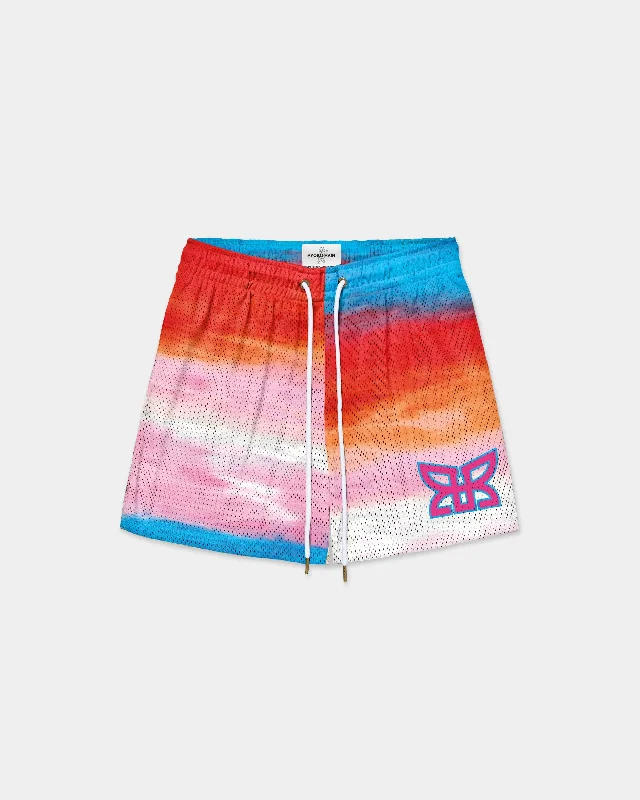 Jeanette Women Shorts with a Soft and Comfortable FeelHORIZONTAL TIE DYE
