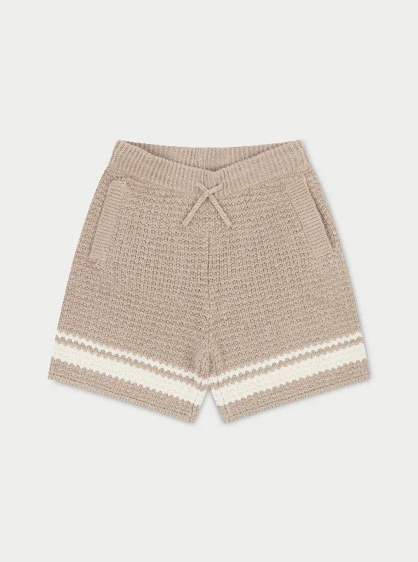Cargo Women Shorts with Multiple Pockets for FunctionalityKIDS CROCHET KNITTED CONTRAST STRIPE SHORTS - BROWN Cargo Women Shorts with Multiple Pockets for FunctionalityKIDS CROCHET KNITTED CONTRAST STRIPE SHORTS - BROWN