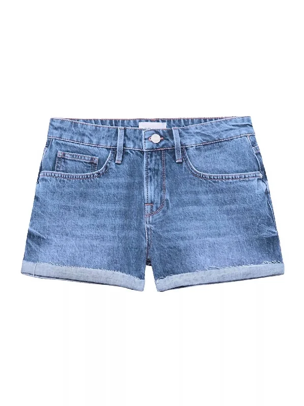 Bermuda Women Shorts for a Classic and Sophisticated LookLe Grand Garcon Short In Blue Bermuda Women Shorts for a Classic and Sophisticated LookLe Grand Garcon Short In Blue