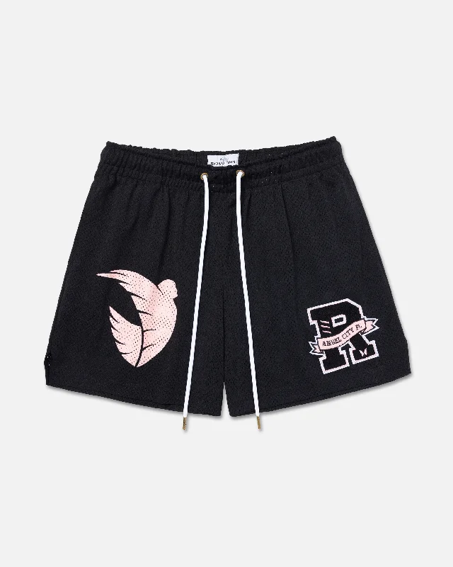 Printed Animal Print Women Shorts for a Wild and Stylish AppearanceRYOKO RAIN x ANGEL CITY FC - BLACK