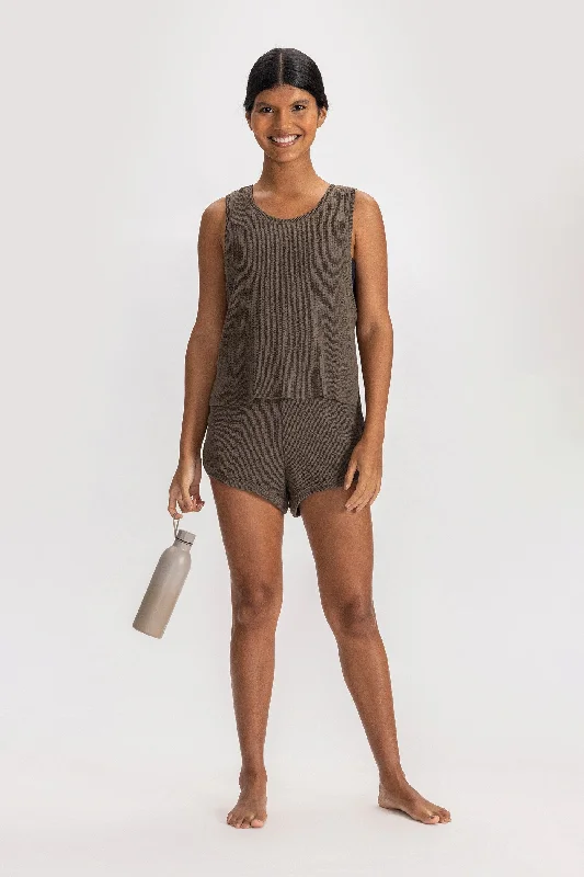 Cuffed Women Shorts for a Laid - Back and Trendy LookSwell Lounge Shorties