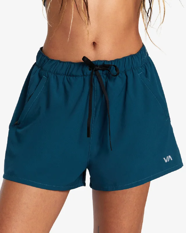 Twill Women Shorts with a Smooth Texture and DurabilityVA Essential Yogger 12" Sport Shorts - Pond Twill Women Shorts with a Smooth Texture and DurabilityVA Essential Yogger 12" Sport Shorts - Pond