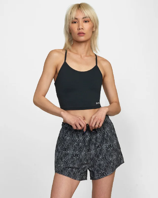 Ruffled Hem Women Shorts to Add a Feminine TouchVA Essential Yogger 12" Sport Shorts - Snake Ruffled Hem Women Shorts to Add a Feminine TouchVA Essential Yogger 12" Sport Shorts - Snake