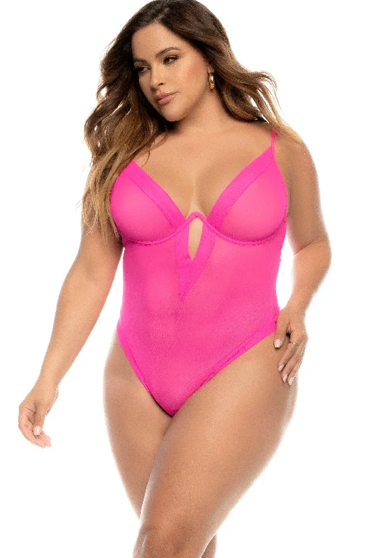 Sheer Bodysuits for a Seductive and Alluring OutfitRadiant Color Transparent Mesh Bodysuit | Plus Size Sheer Bodysuits for a Seductive and Alluring OutfitRadiant Color Transparent Mesh Bodysuit | Plus Size