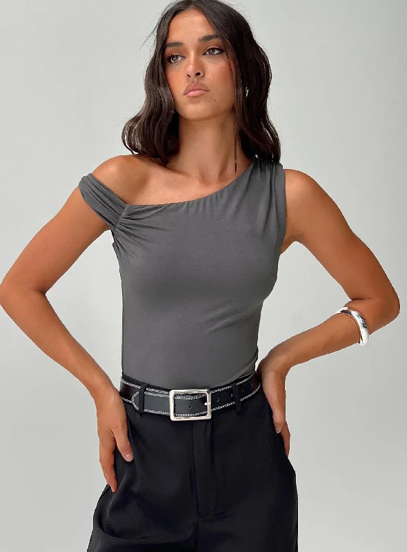 Seamless Bodysuits for a Smooth Underwear LookApolos Bodysuit Grey