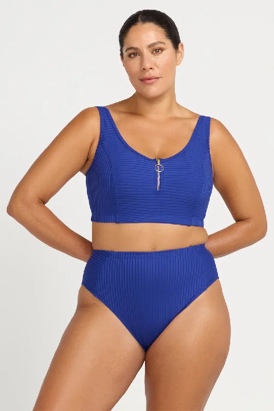 Tie - side bikini bottoms for an adjustable and stylish fitFermata Magritte High Waist Swim Pant