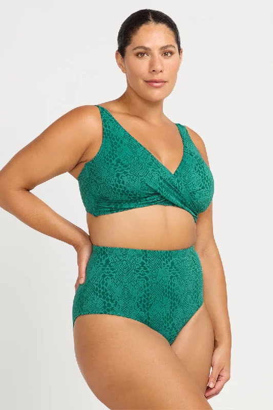 Tropical - themed bikini for a vacation - ready beach outfitEkhis Renoir High Waist Bikini Bottom
