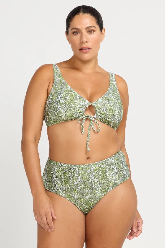 Maternity bikini for expecting mothers to enjoy the beach comfortablyMudlahara Mondrian Reversible High Waist Swim Pant