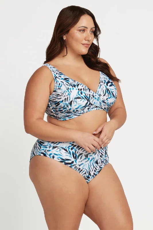 High - waisted bikini for a retro and tummy - flattering lookZe Blu Mondrian Reversible High Waist Swim Pant - Final Sale High - waisted bikini for a retro and tummy - flattering lookZe Blu Mondrian Reversible High Waist Swim Pant - Final Sale
