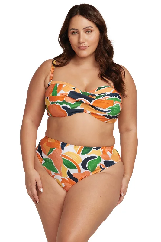 Plus - size bikini with full - coverage options for comfort and confidenceDe L'Hortus Richter High Waist Swim Pant - Final Sale Plus - size bikini with full - coverage options for comfort and confidenceDe L'Hortus Richter High Waist Swim Pant - Final Sale